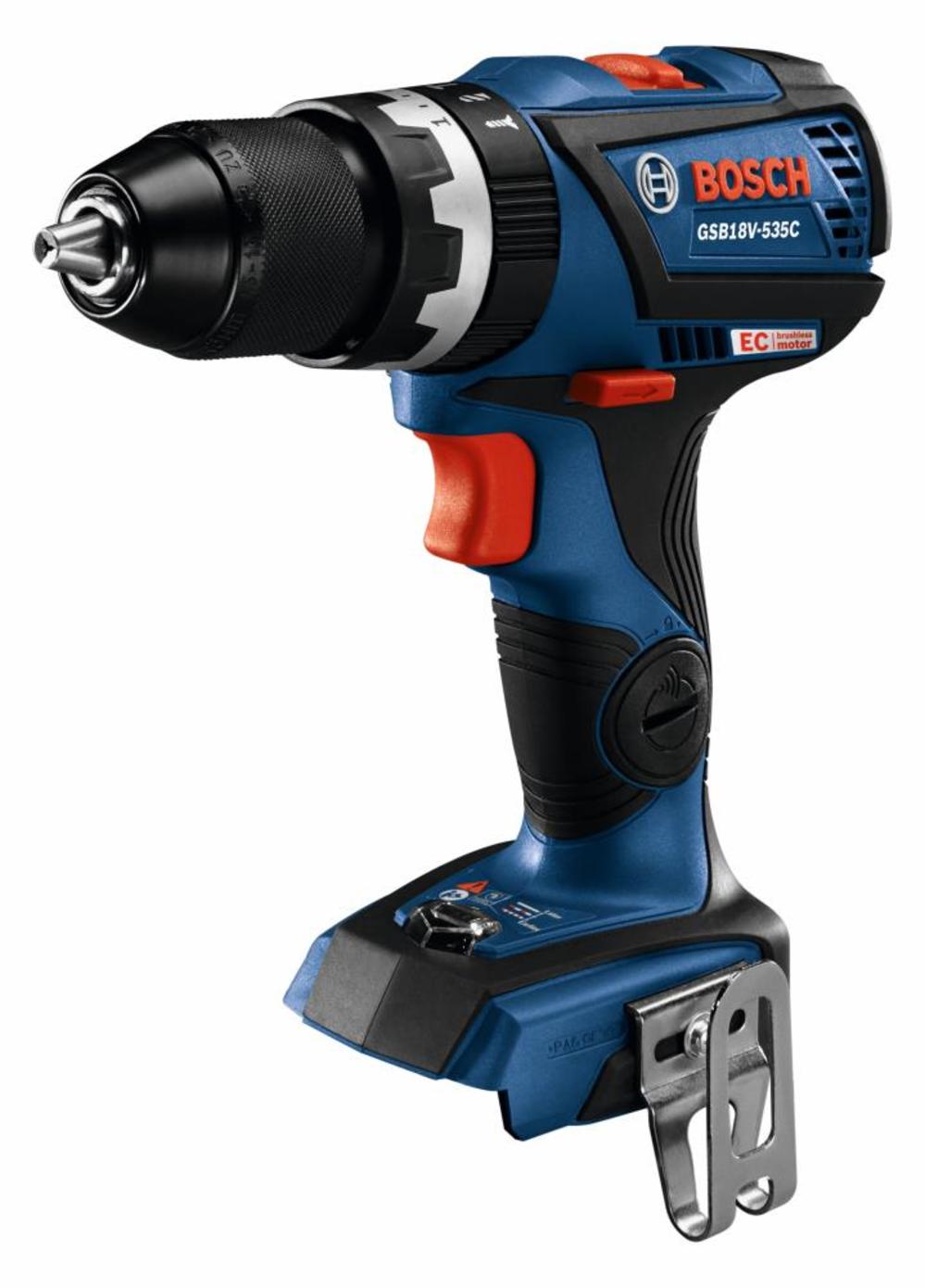 18 V EC Brushless Connected-Ready Compact Tough 1/2 In. Hammer Drill/Driver (Bare Tool) ;