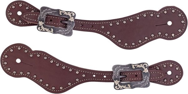 Weaver Leather Ladies' Oiled Harness Leather Spur Straps