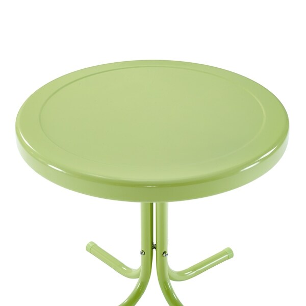 Crosley Retro Metal Side Table In Key Lime