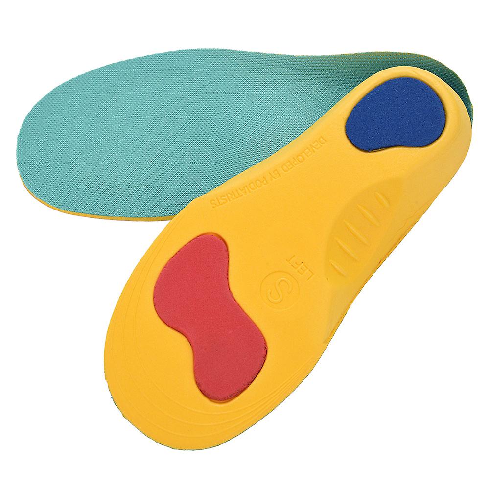 Orthotic Corrective Arch Support Cushion Shoe Inserts Insoles Pads For Kids (s)