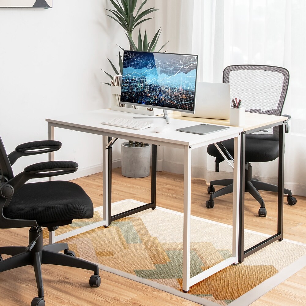 Costway Computer Desk Writing Workstation Study Laptop Table Home