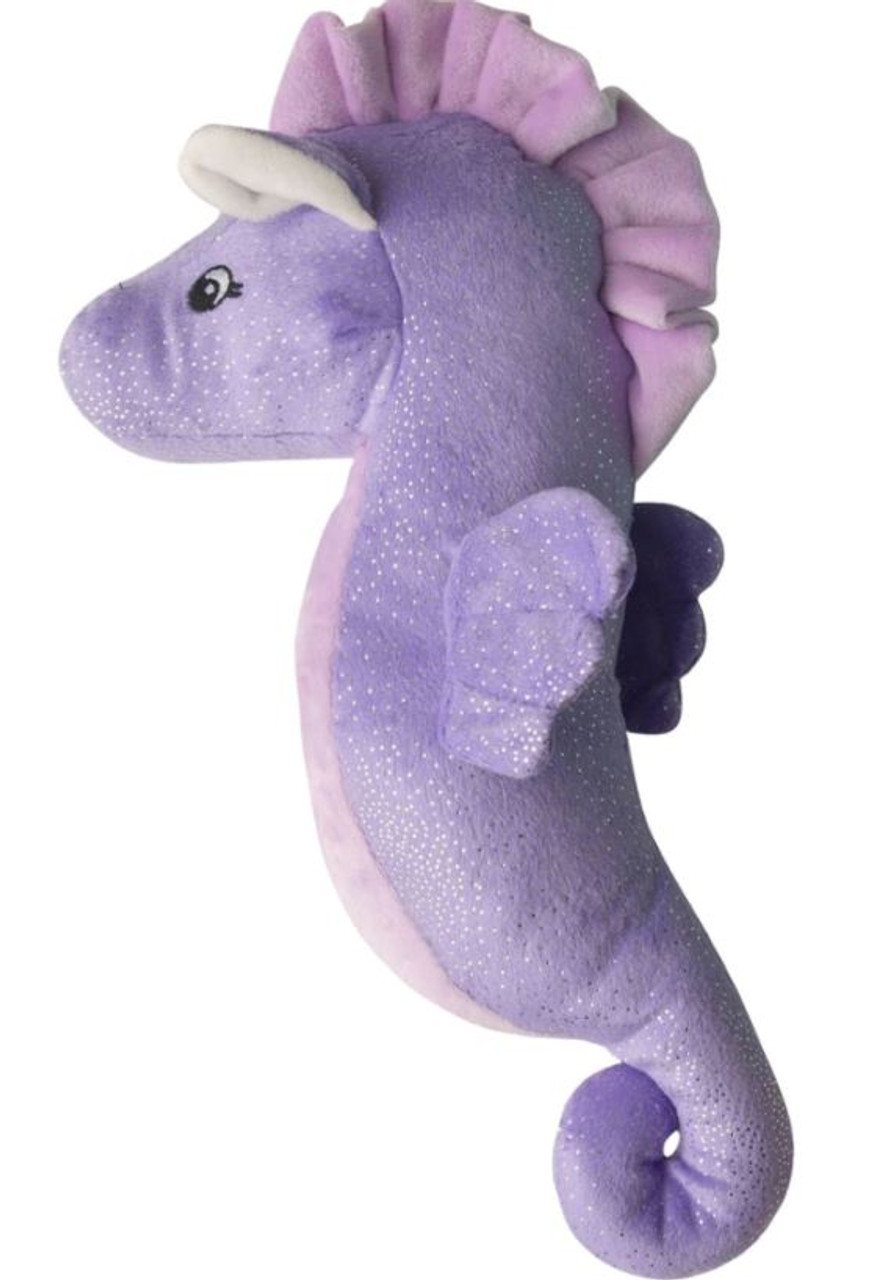 Snugarooz Shelly the Sea Horse Plush Dog Toy， 17