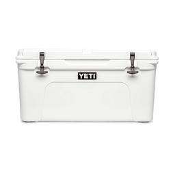 YETI Tundra YT65W Ice Cooler， 52 lb Ice， 42 Cans Beer Capacity， Polyethylene， White， Polyester Handle