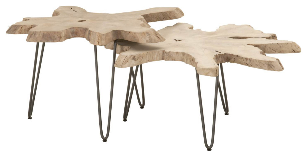 Drift Nesting Coffee Table   Rustic   Coffee Tables   by HedgeApple  Houzz