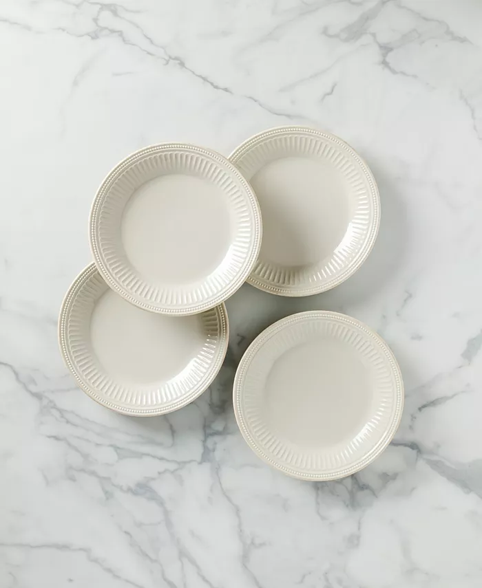 Lenox French Perle Groove Dinner Plates Set Of 4