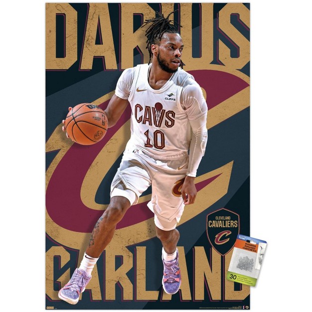 Trends International Nba Cleveland Cavaliers Darius Garland 23 Unframed Wall Poster Prints