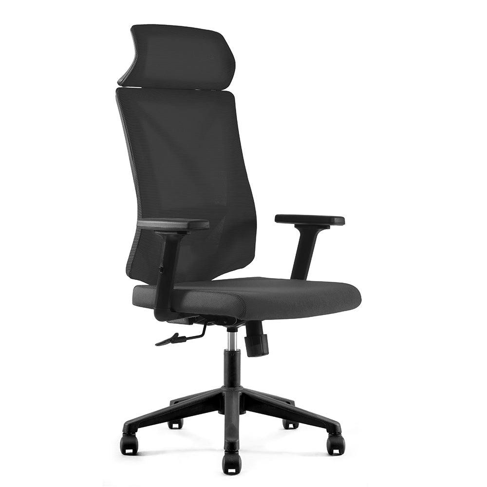 FRODE Executive Office Chair with Headrest - Black