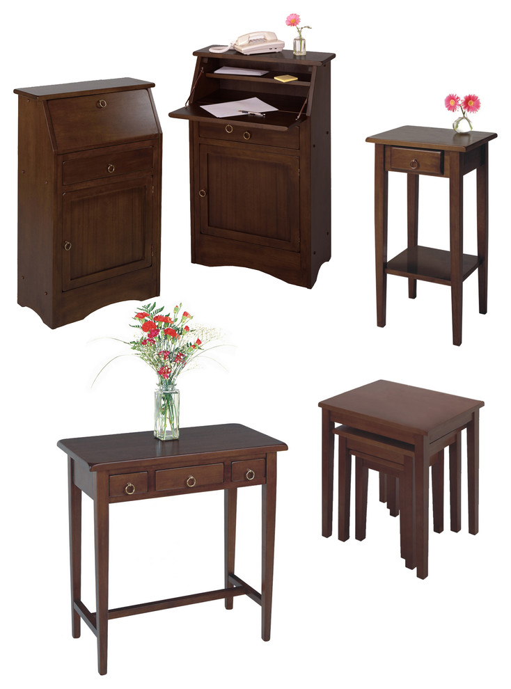 Winsome Wood Regalia Accent Table With Drawer  Shelf   Transitional   Side Tables And End Tables   by Skyline Decor  Houzz