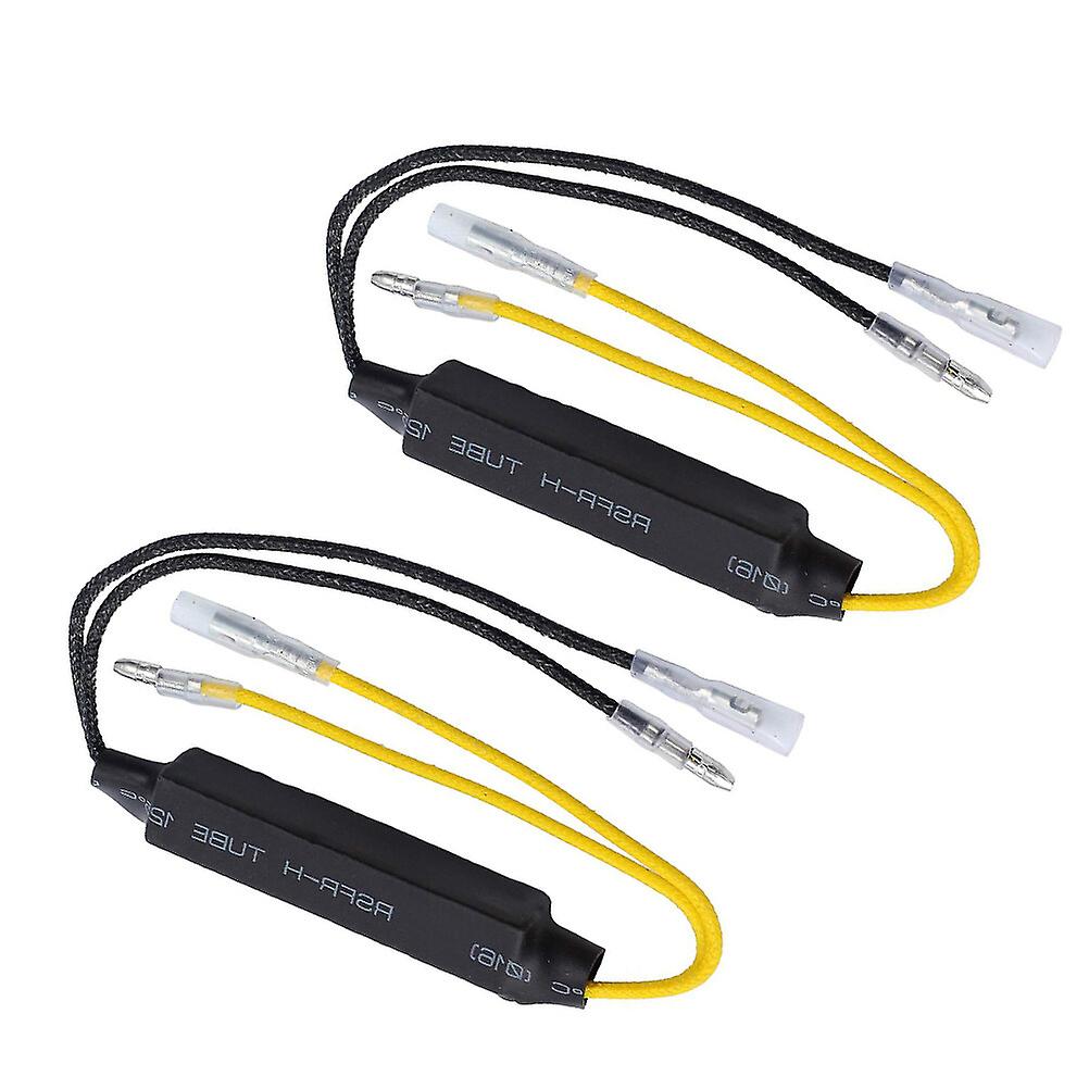 2 Pcs 12v 21w Motorcycle Led Turn Signal Decoder Resistance Decoder Resistor Decoder Load Decoding Resistor