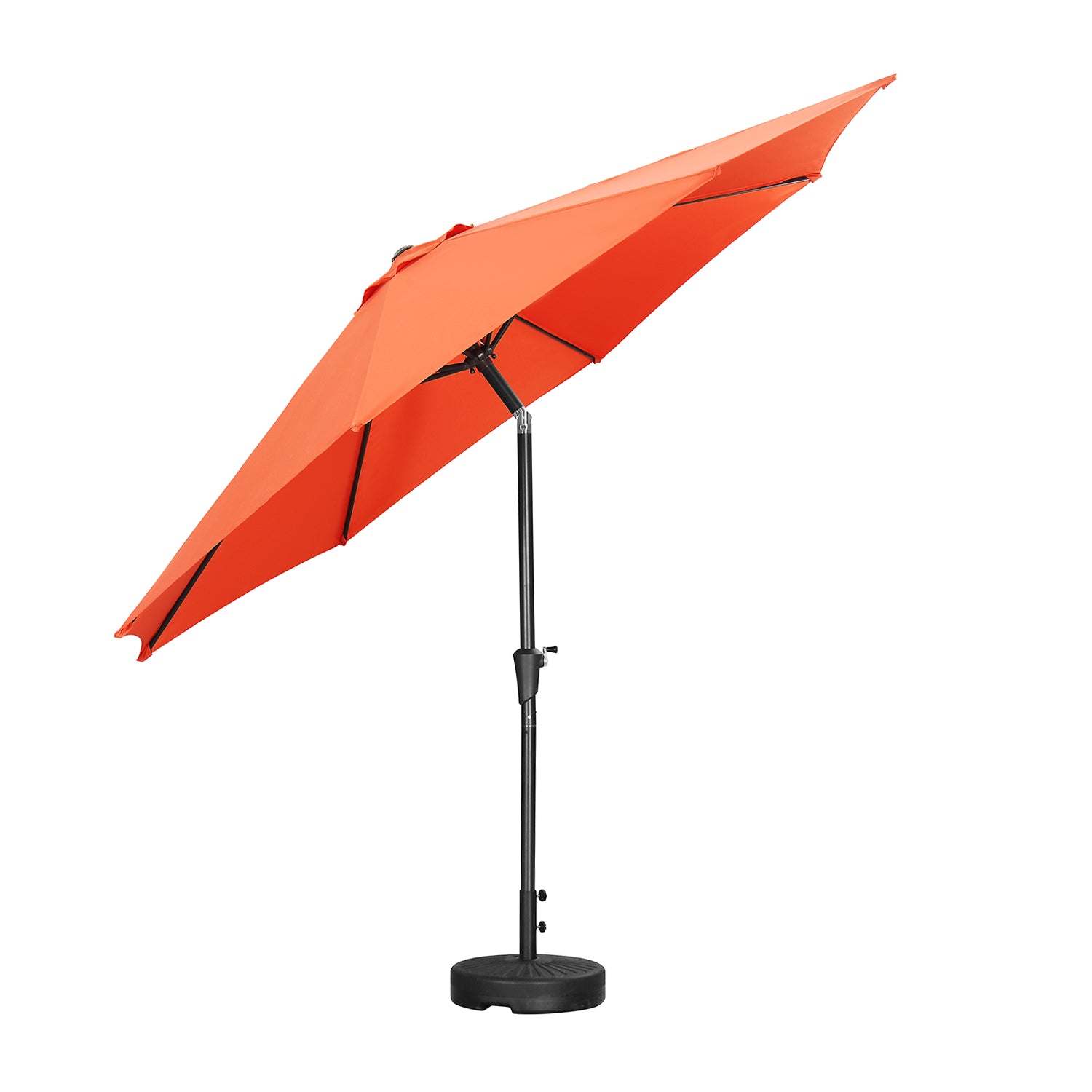 Ainfox 11FT Patio Umbrella Outdoor Portable Sun Umbrella Adjustable Angle  Yard Garden Umbrella Folding Sunshade Umbrella with Hand-cranking and Tilt Waterproof UV-proof