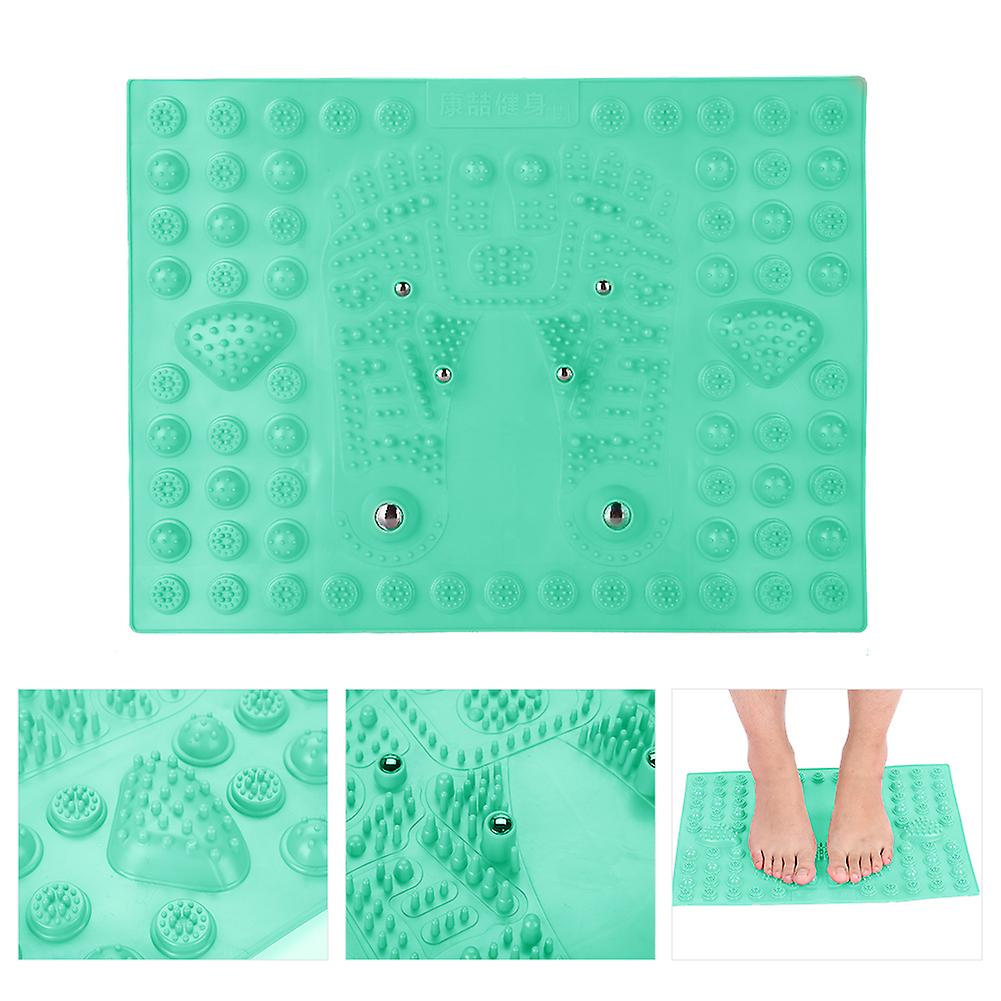 Feet Massage Magnetite Pad Feet Acupressure Reflexology Walk Massage Mat For Womens Green