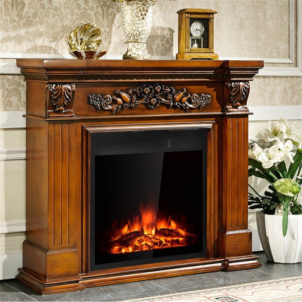 Modern Insert Freestanding 22.5 Inch Electric Fireplace