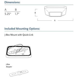 Progress Lighting 5-14 in. Square 1-Light Metallic Gray LED Surface Mount Light P8241-8230K9-AC1-L06