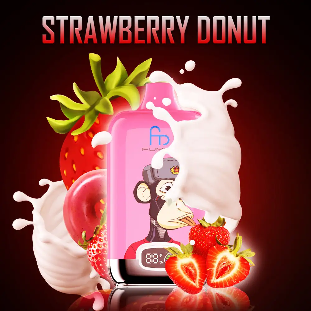 Fumot Tornado Digital Box 12000 Puffs - Strawberry Donut