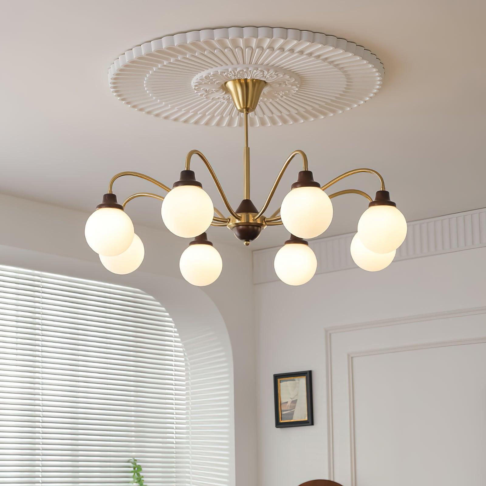 Solid Wood Magic Bean Chandelier