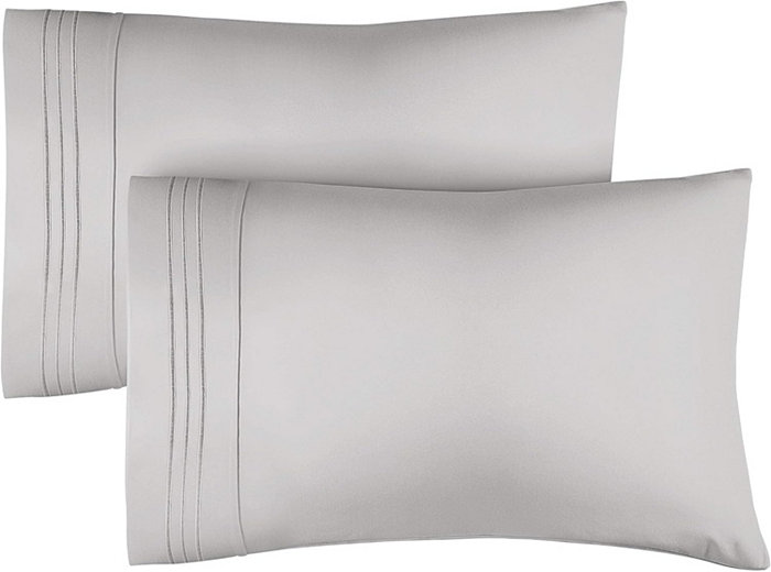 CGK Unlimited Soft Microfiber Pillowcase Set of 2