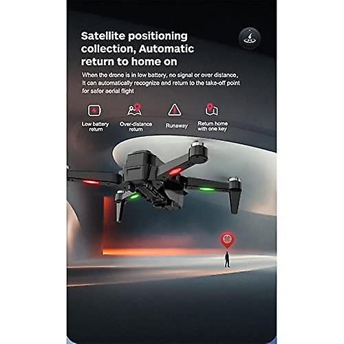 Drone With Hd 8k Aerial Photography Dual Camera， Folding Brushless Gps Remote Control Quadcopter， 40 Minutes Flight Time， Esc Gimbal， Orbiting Flight