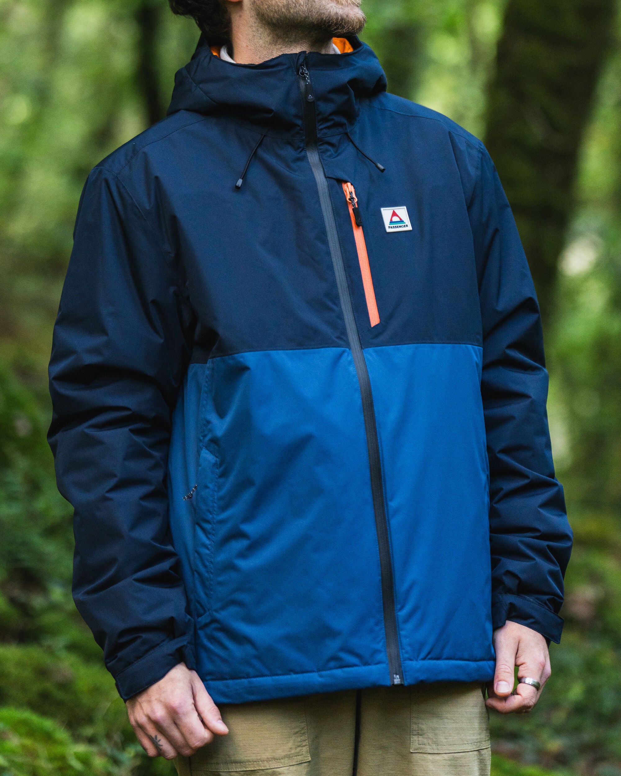 Shadow Thermore® Insulated Water Resistant Jacket - Dark Denim/ Deep Navy