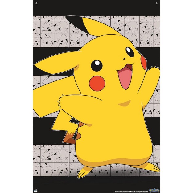 Trends International Pok mon Pikachu Open Arms Unframed Wall Poster Prints