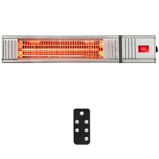 Costway 1500-Watt Electric Infrared Patio Space Heater with Remote Control and 24H Timer EP24694US