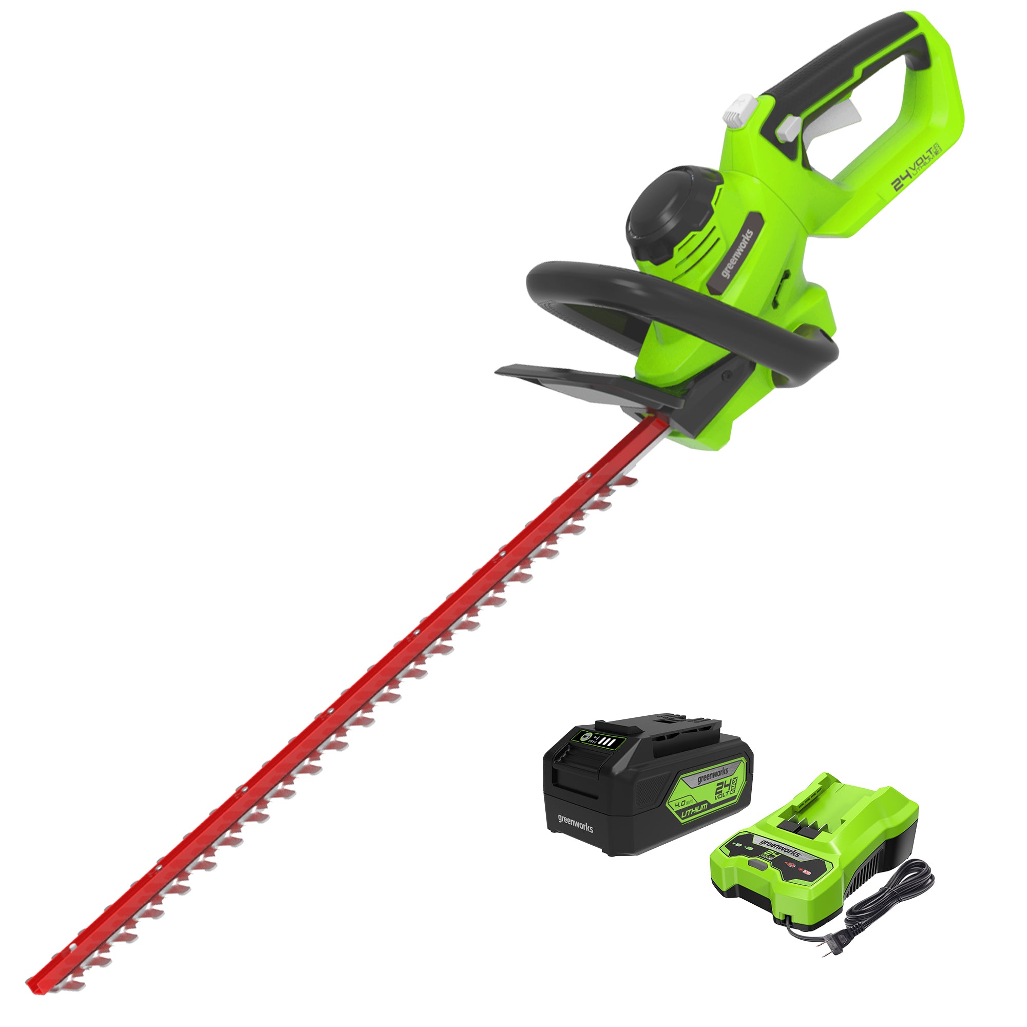 24V 22-Inch Cordless Hedge Trimmer | Greenworks Tools