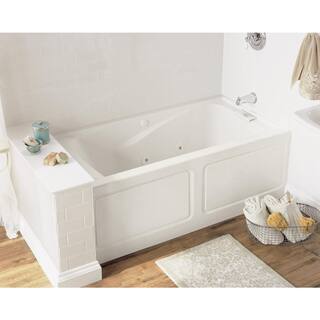 American Standard Evolution 60 in. x 32 in. Soaking Bathtub with Right Hand Drain in White 2425VRHO002.020