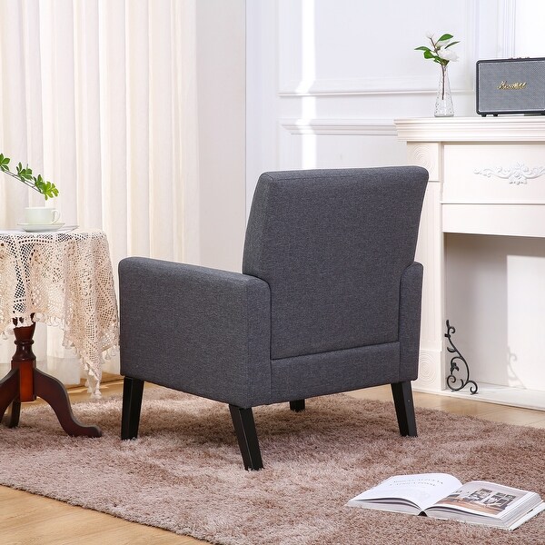 Tufted Upholstered Comfy Reading Accent Chairs Sofa