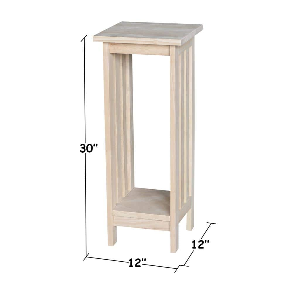 International Concepts Mission Unfinished Indoor Plant Stand 3070