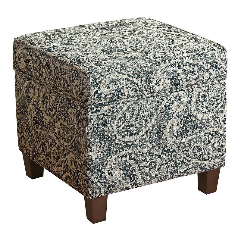 HomePop Cole Classics Square Storage Ottoman