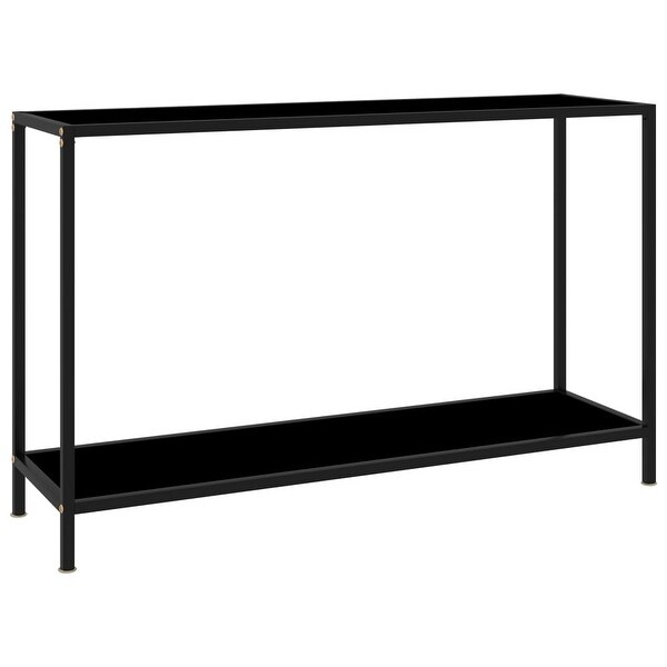 vidaXL Console Table Black 47.2