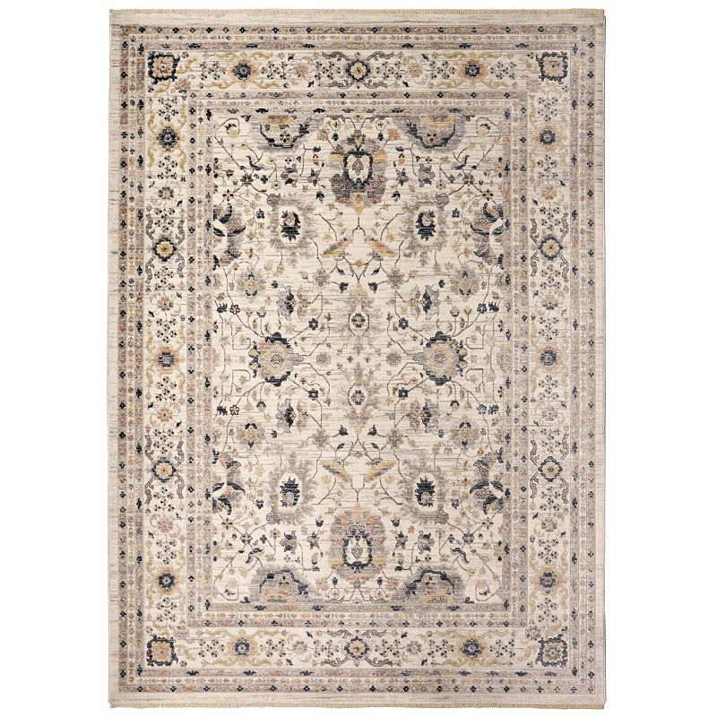 Weave and Wander Dunlap Geometric Floral Rug