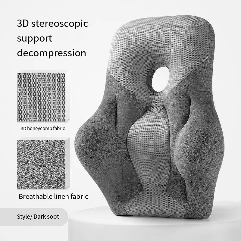 Office lumbar support cushion ergonomic lumbar support   N/A