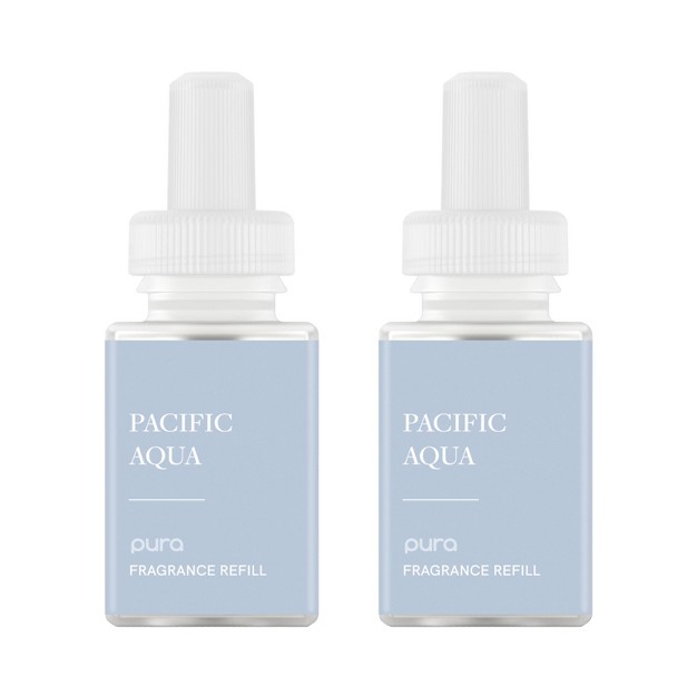 2pk Pacific Aqua Smart Vial Fragrance Refill Pura