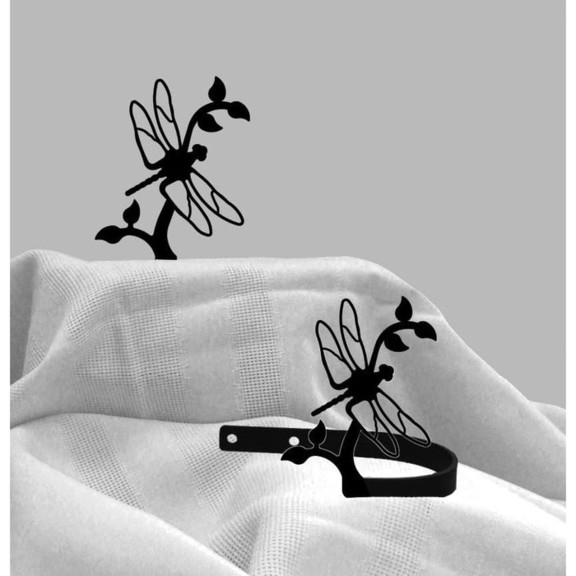 Village Wrought Iron CUR TB 71 Dragonfly   Curtain...