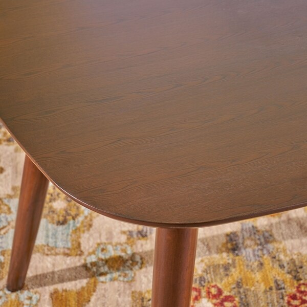 Wynonna Mid Century Modern Square Faux Wood Dining Table by Christopher Knight Home