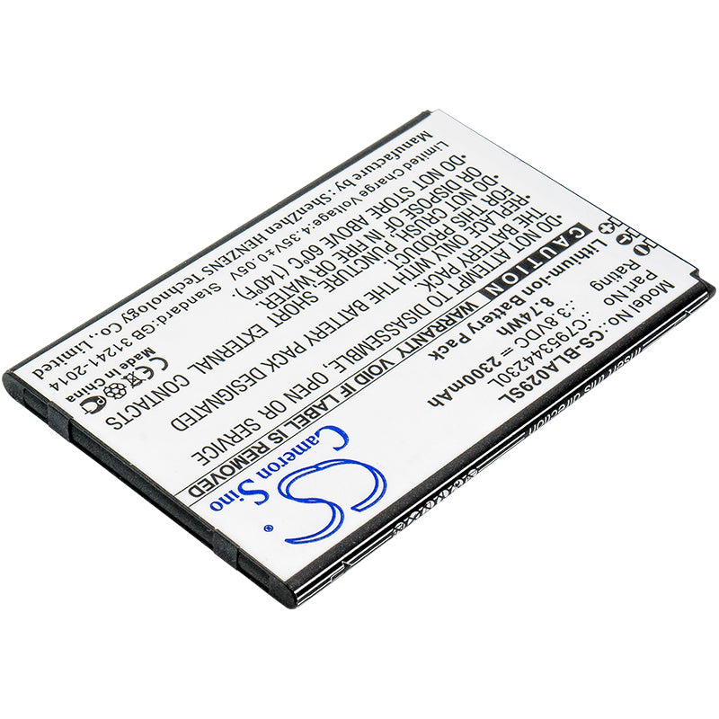 BLU S0290UU Studio J5 Replacement Battery BatteryClerkcom Mobile Phone