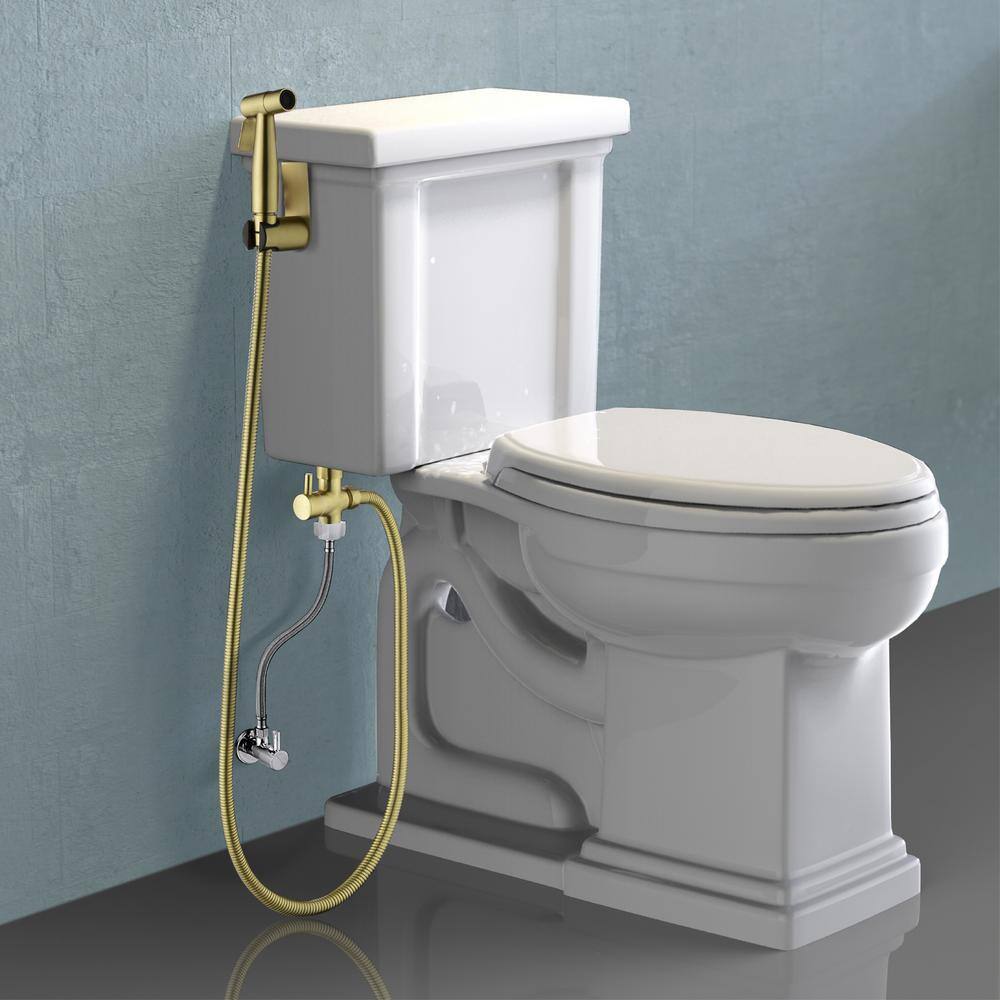 Nestfair Non- Electric Bidet Attachment in. Brushed Gold SMD6029G