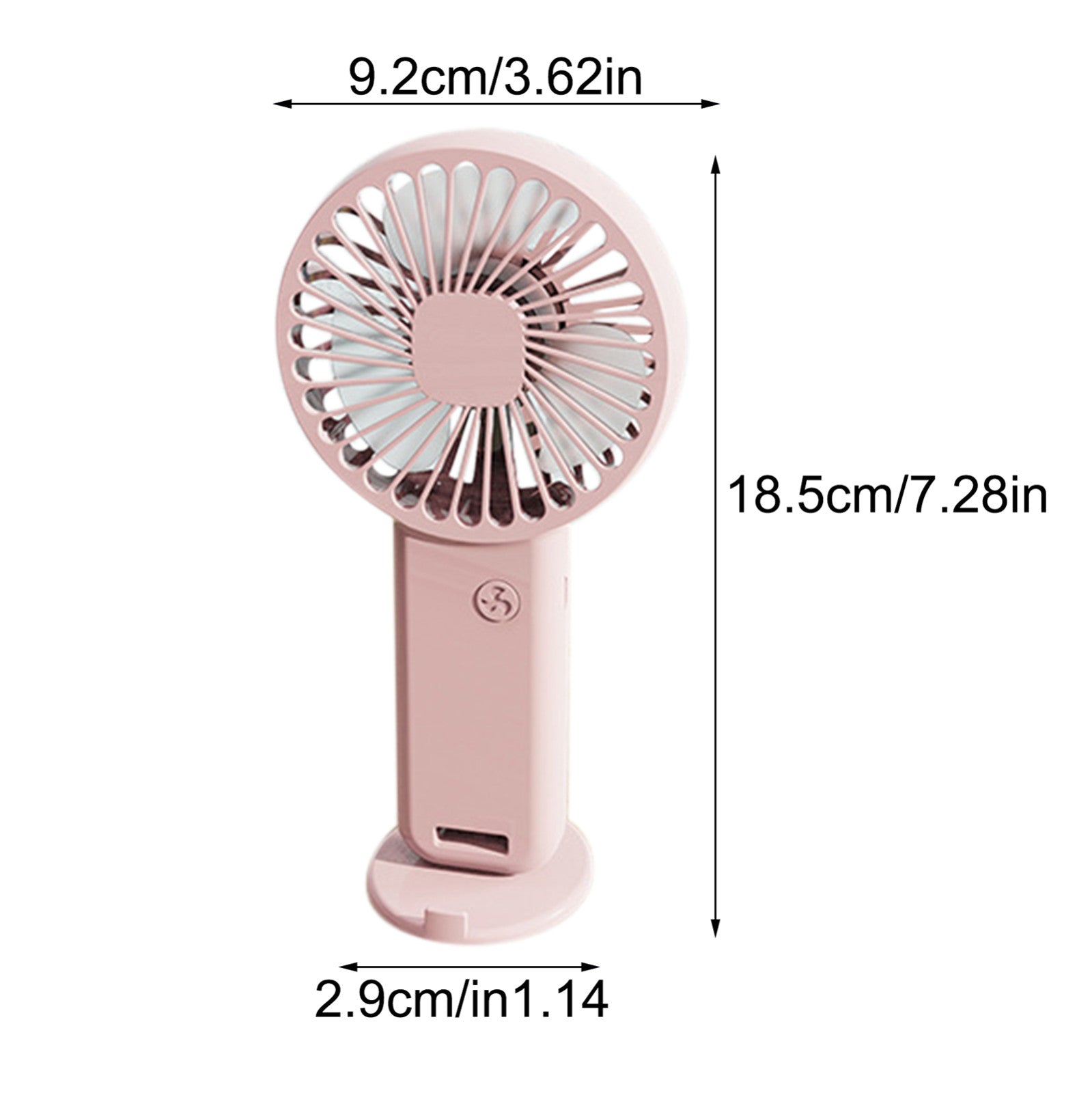 Paptzroi Portable Mini Handheld Charging Electric Fan Mini Handheld Usb Pocket Electric Pocket USB Protable With Bracket Fans Small Ac Fan for Bedroom Small Fan for Tent Fan Clip on Pole Small Blower