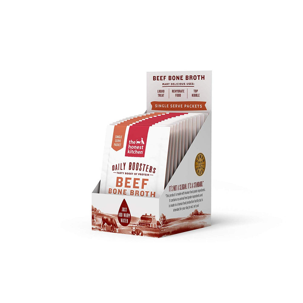 The Honest Kitchen Daily Boosters Beef Bone Broth with Tumeric for Cat