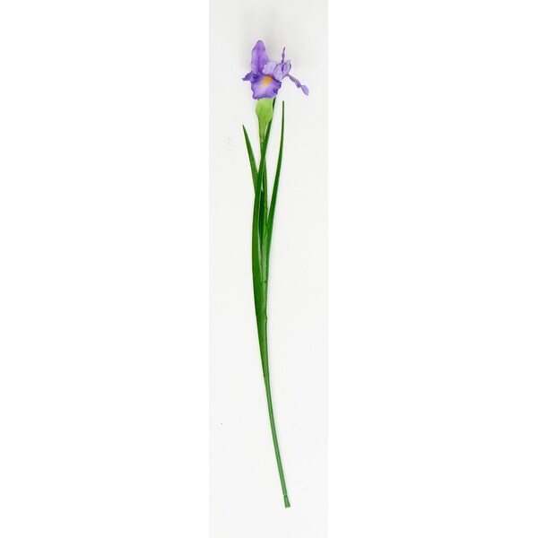 25 Artificial Iris Flower Spray，Purple，Set of 6