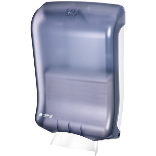 San Jamar T1700TBL UltraFold Classic C-Fold/Multi-Fold Paper Towel Dispenser， Artic Blue