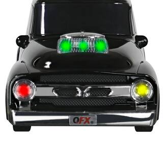 QFX Retro Ford Truck Portable Bluetooth Speaker (Black) BT-1956-BLK