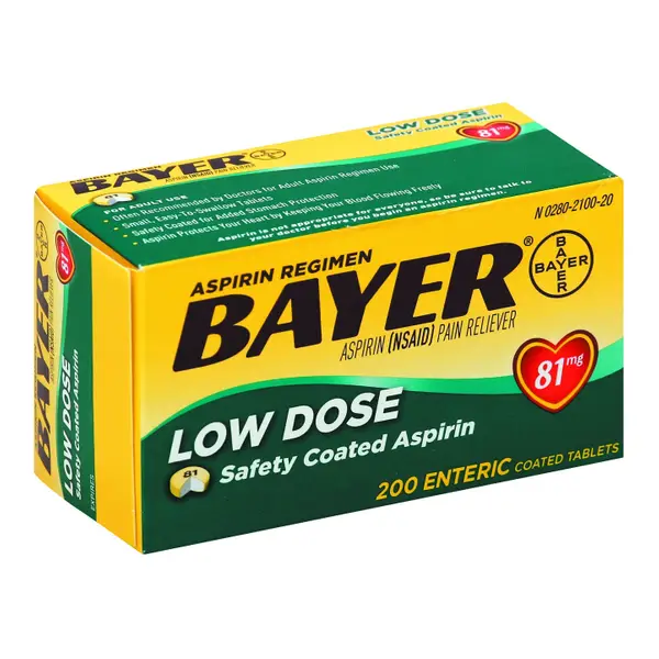 Bayer 81mg Low Dose Aspirin