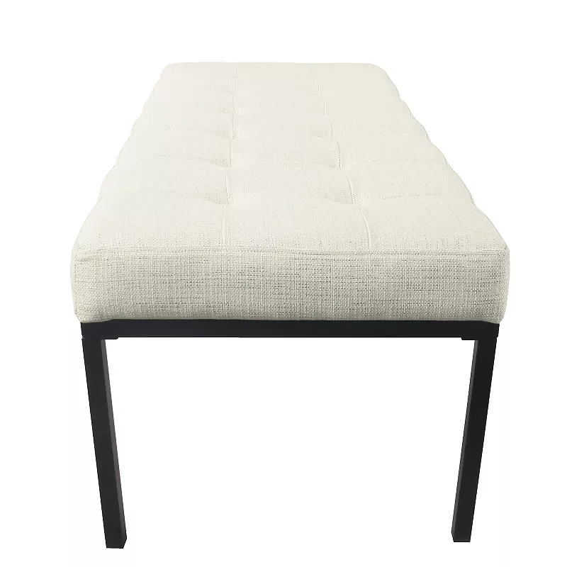 HomePop Tufted Bench