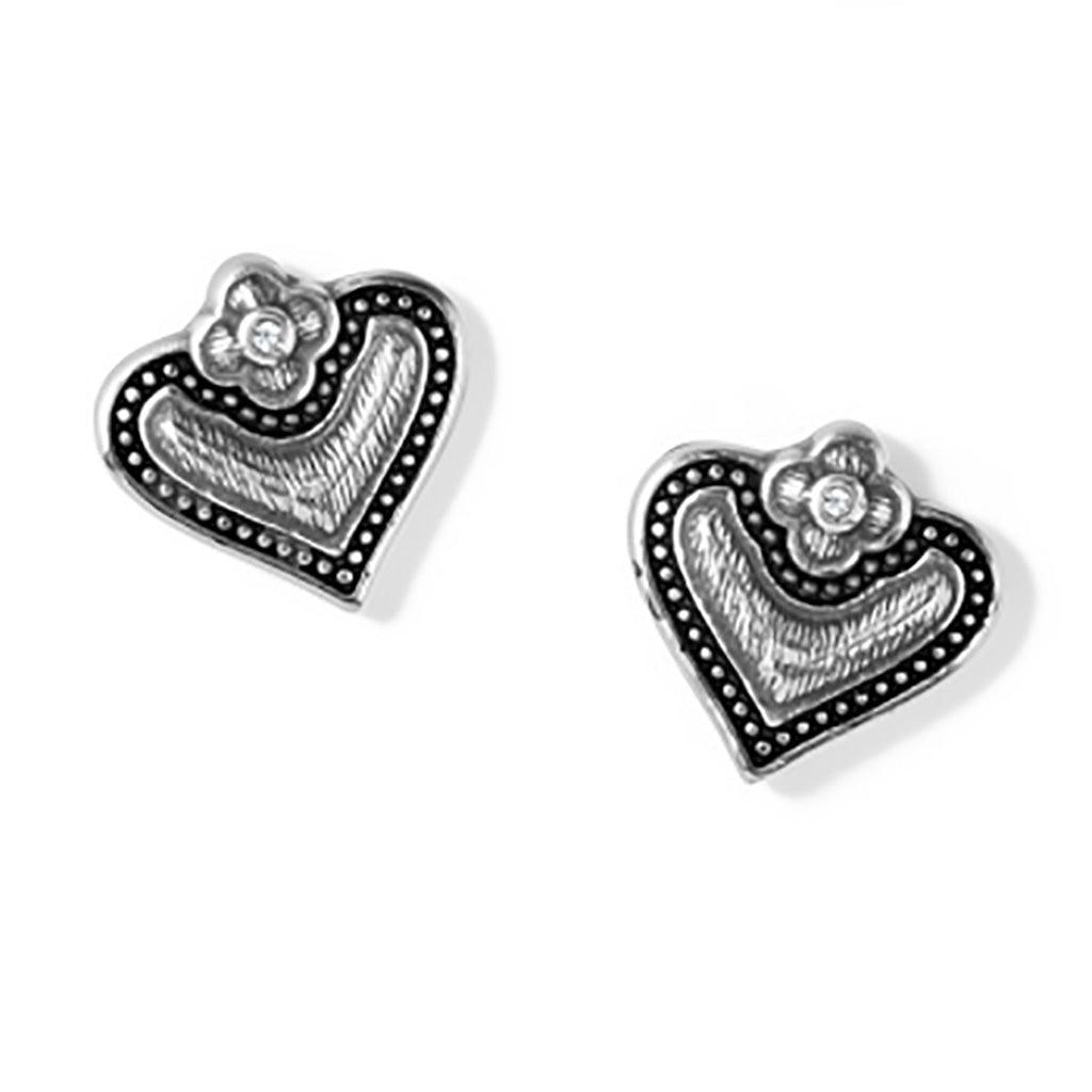 Brighton  Luna Heart Mini Post Earrings