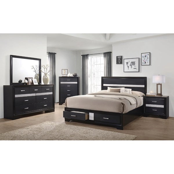 Corbin Contemporary 5-piece Storage Bedroom Set - - 33988047