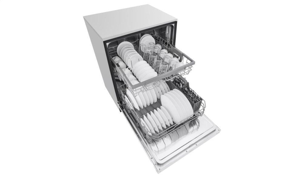 Lg LDF5545WW Front Control Dishwasher With Quadwash™ And Easyrack™ Plus