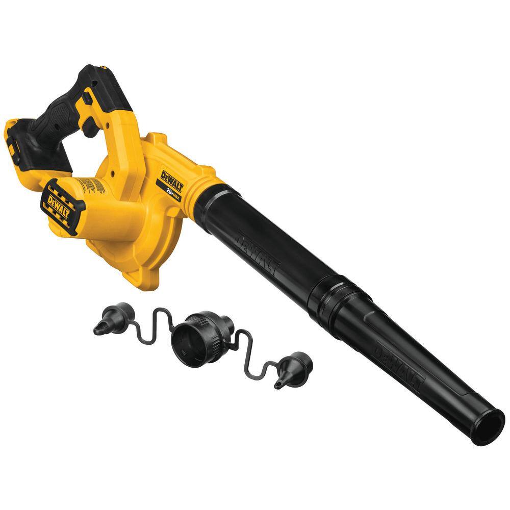 DW 20V MAX Cordless Compact Jobsite Blower 135 MPH 100 CFM and (1) 20V MAX XR Premium Lithium-Ion 4.0Ah Battery DCE100BW204