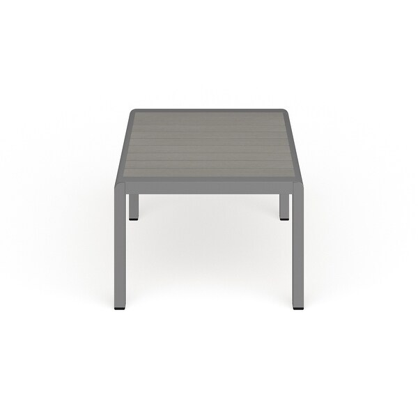 Beach Outdoor Patio Aluminum Coffee Table