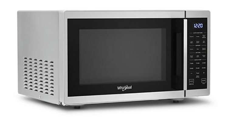 Whirlpool 0.9 Cu. Ft. Heritage Stainless Steel Countertop Microwave